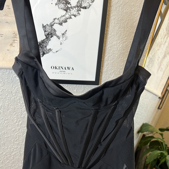 HOUSE OF CB 'Mylene' Black Corset Jumpsuit NWOT - Picture 15 of 15